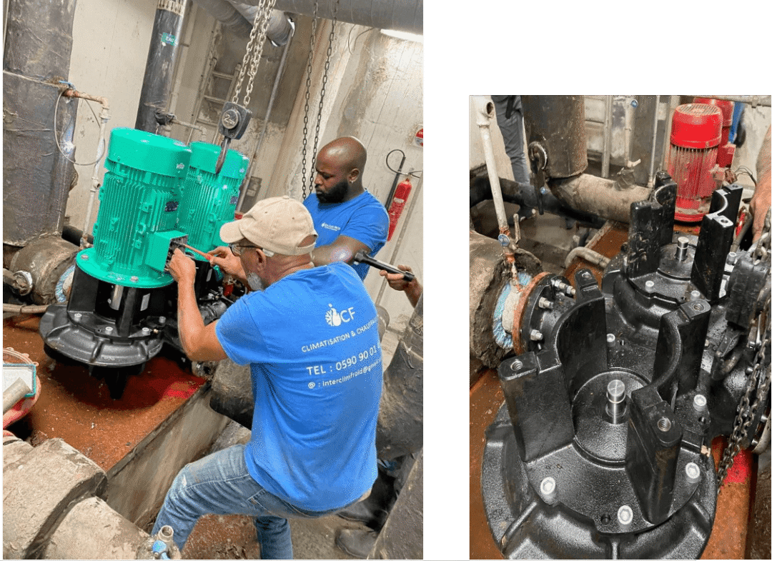 pompes de circulation Eau Glacée